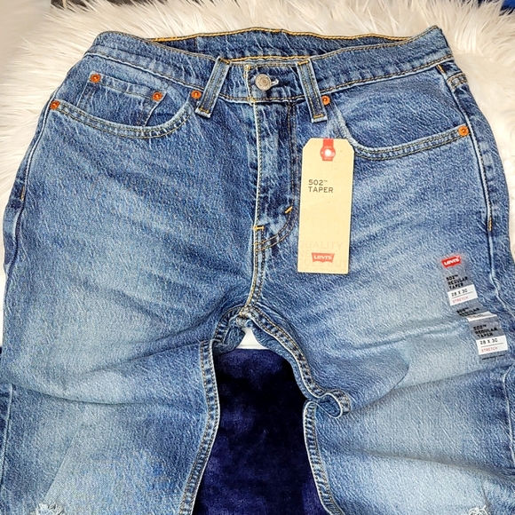 Distressed 502 Taper Levi's size 28x30 - Picture 3 of 10